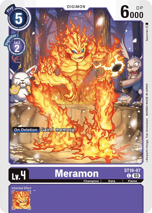 Meramon [ST16-07] [Starter Deck: Wolf of Friendship] | Devastation Store