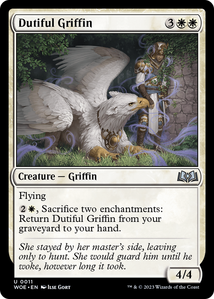 Dutiful Griffin [Wilds of Eldraine] | Devastation Store