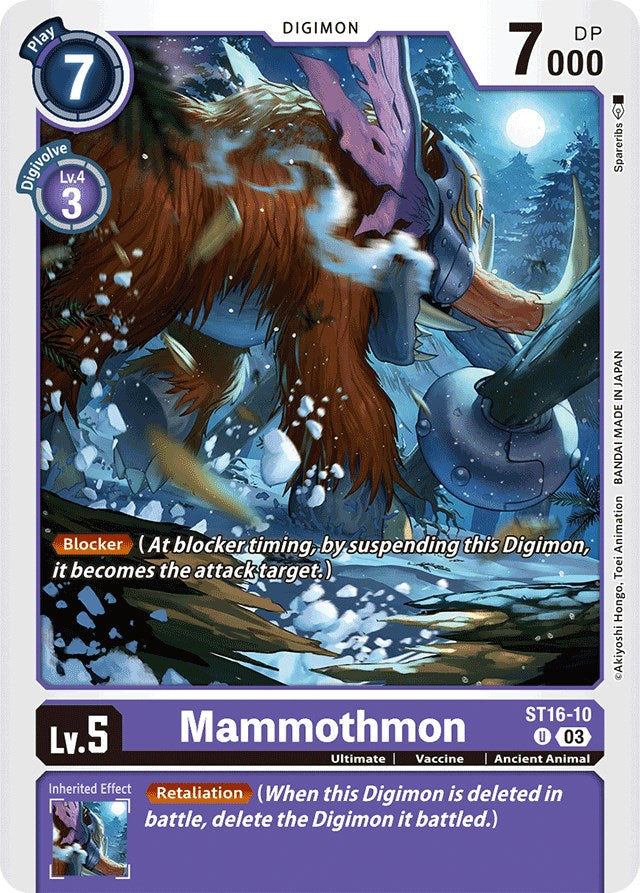 Mammothmon [ST16-10] [Starter Deck: Wolf of Friendship] | Devastation Store