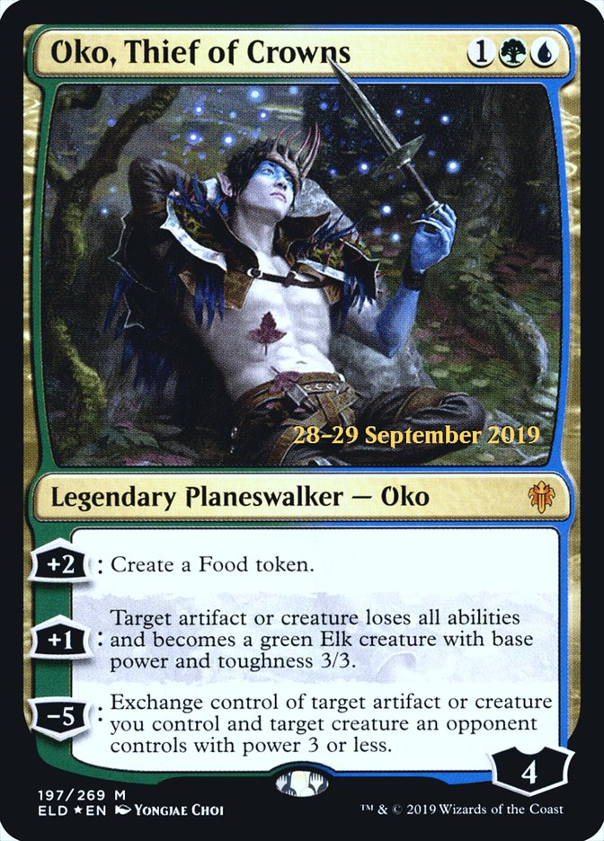 Oko, Thief of Crowns  [Throne of Eldraine Prerelease Promos] | Devastation Store