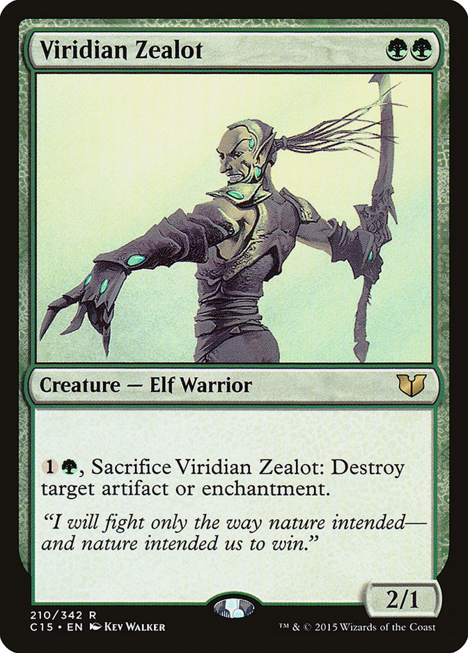 Viridian Zealot [Commander 2015] - Devastation Store | Devastation Store