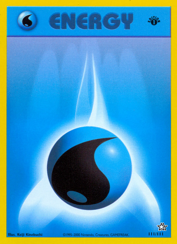Water Energy (111/111) [Neo Genesis 1st Edition] | Devastation Store