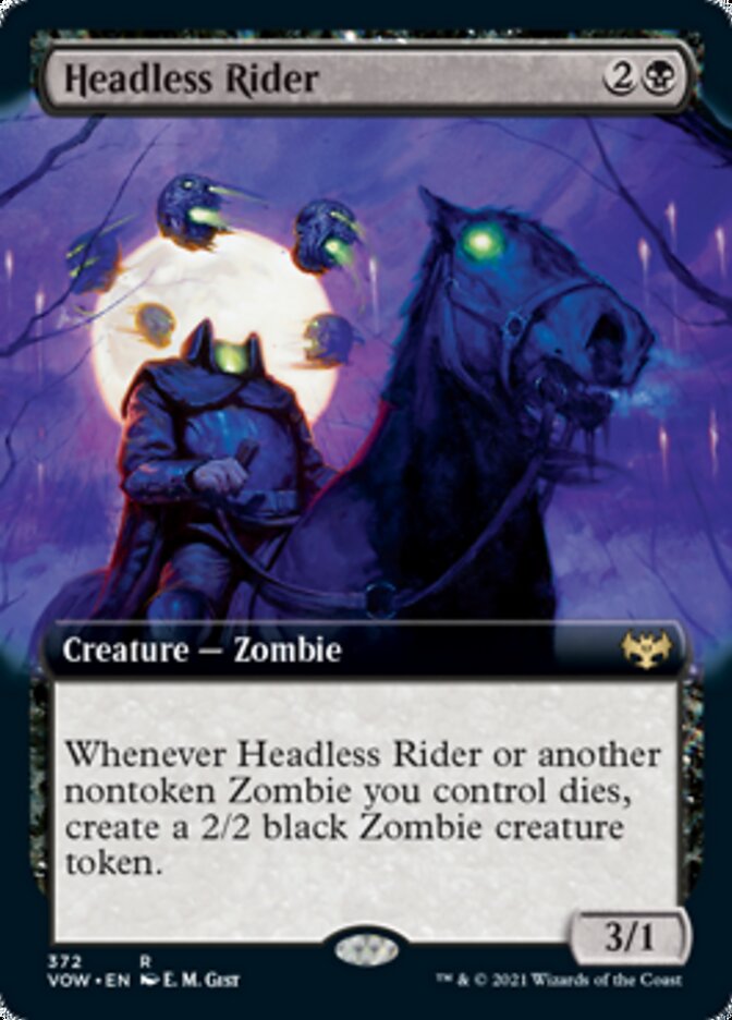 Headless Rider (Extended) [Innistrad: Crimson Vow] | Devastation Store