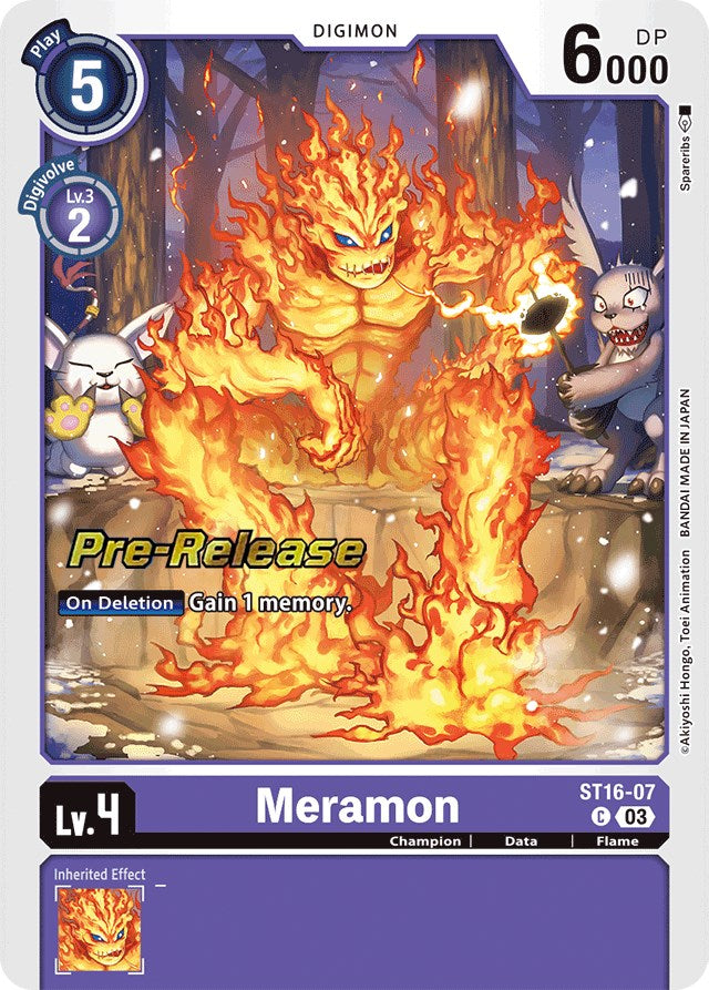 Meramon [ST16-07] [Starter Deck: Wolf of Friendship Pre-Release Cards] | Devastation Store