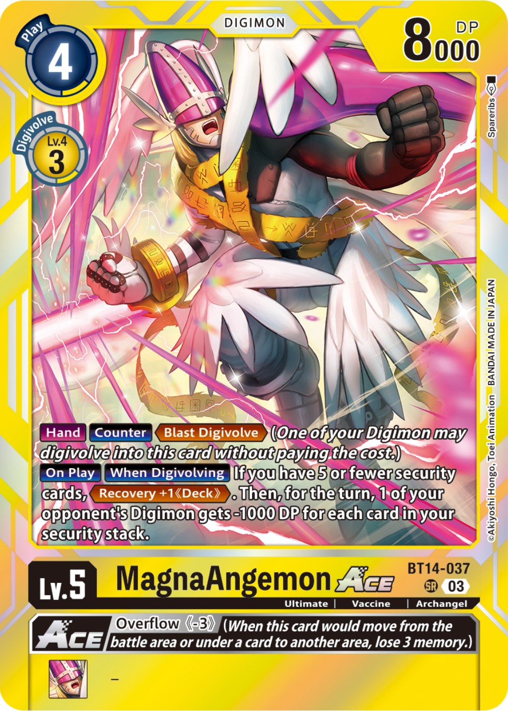 MagnaAngemon Ace [BT14-037] [Blast Ace] | Devastation Store