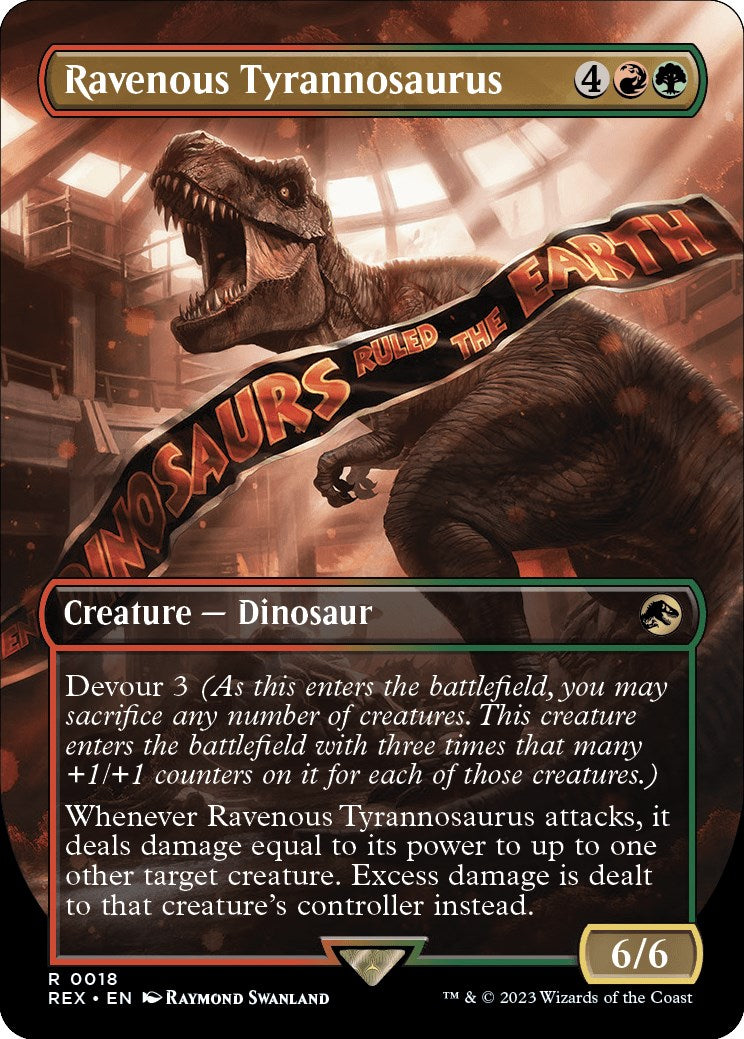 Ravenous Tyrannosaurus (Borderless) [Jurassic World Collection] | Devastation Store