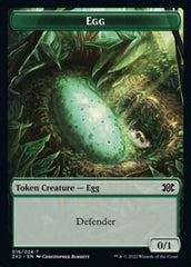 Egg // Phyrexian Golem Double-sided Token [Double Masters 2022 Tokens] | Devastation Store