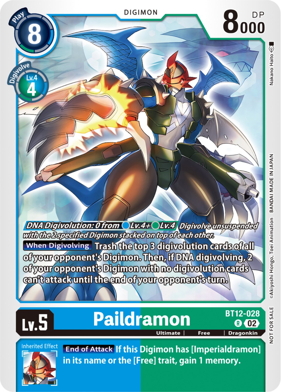 Paildramon [BT12-028] (NYCC 2023 Demo Deck) [Across Time] | Devastation Store