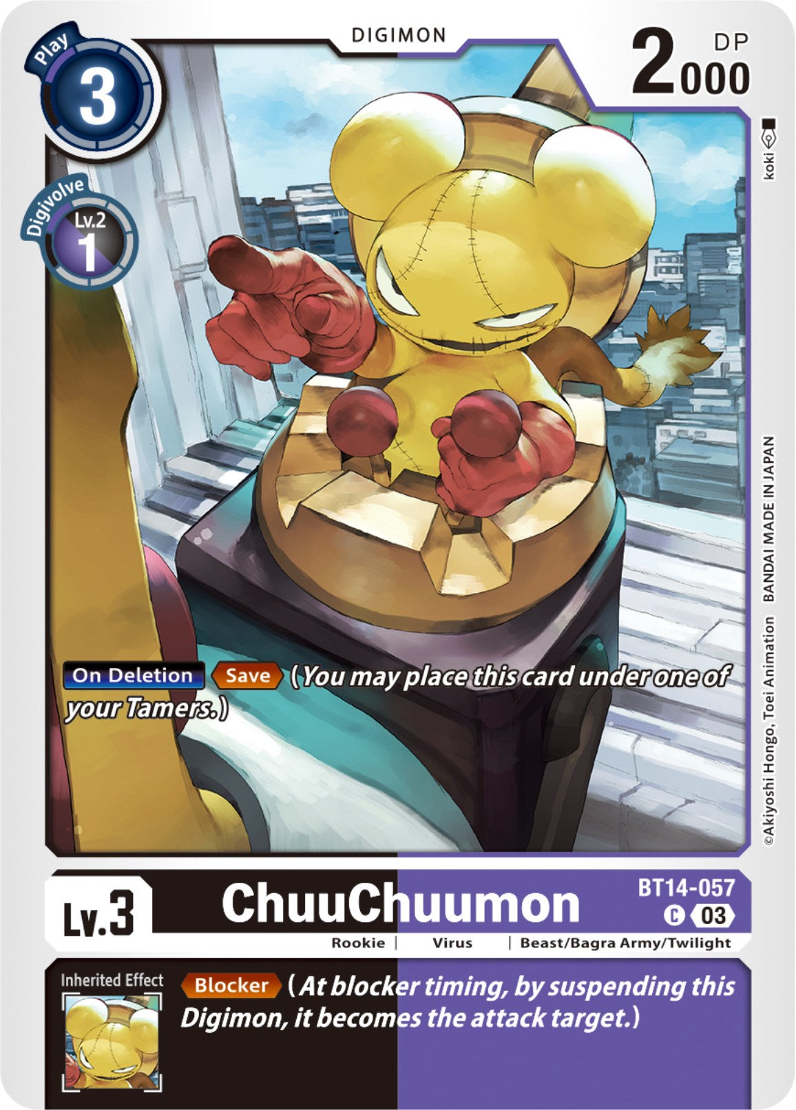 ChuuChuumon [BT14-057] [Blast Ace] | Devastation Store