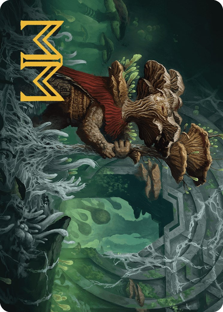 Tendril of the Mycotyrant Art Card (Gold-Stamped Signature) [The Lost Caverns of Ixalan Art Series] | Devastation Store