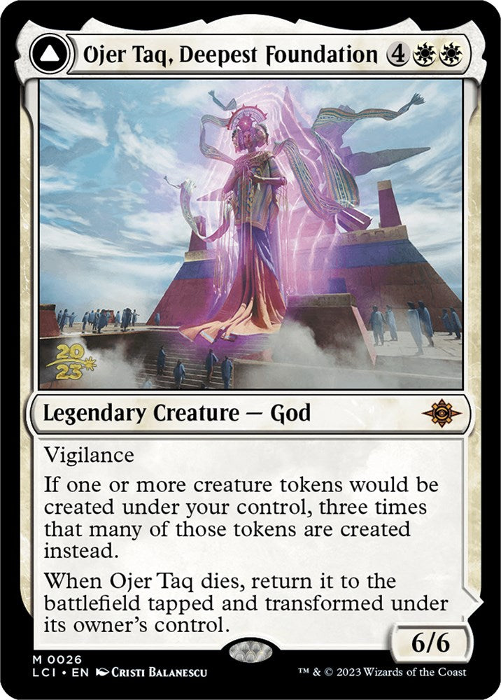 Ojer Taq, Deepest Foundation // Temple of Civilization [The Lost Caverns of Ixalan Prerelease Cards] | Devastation Store