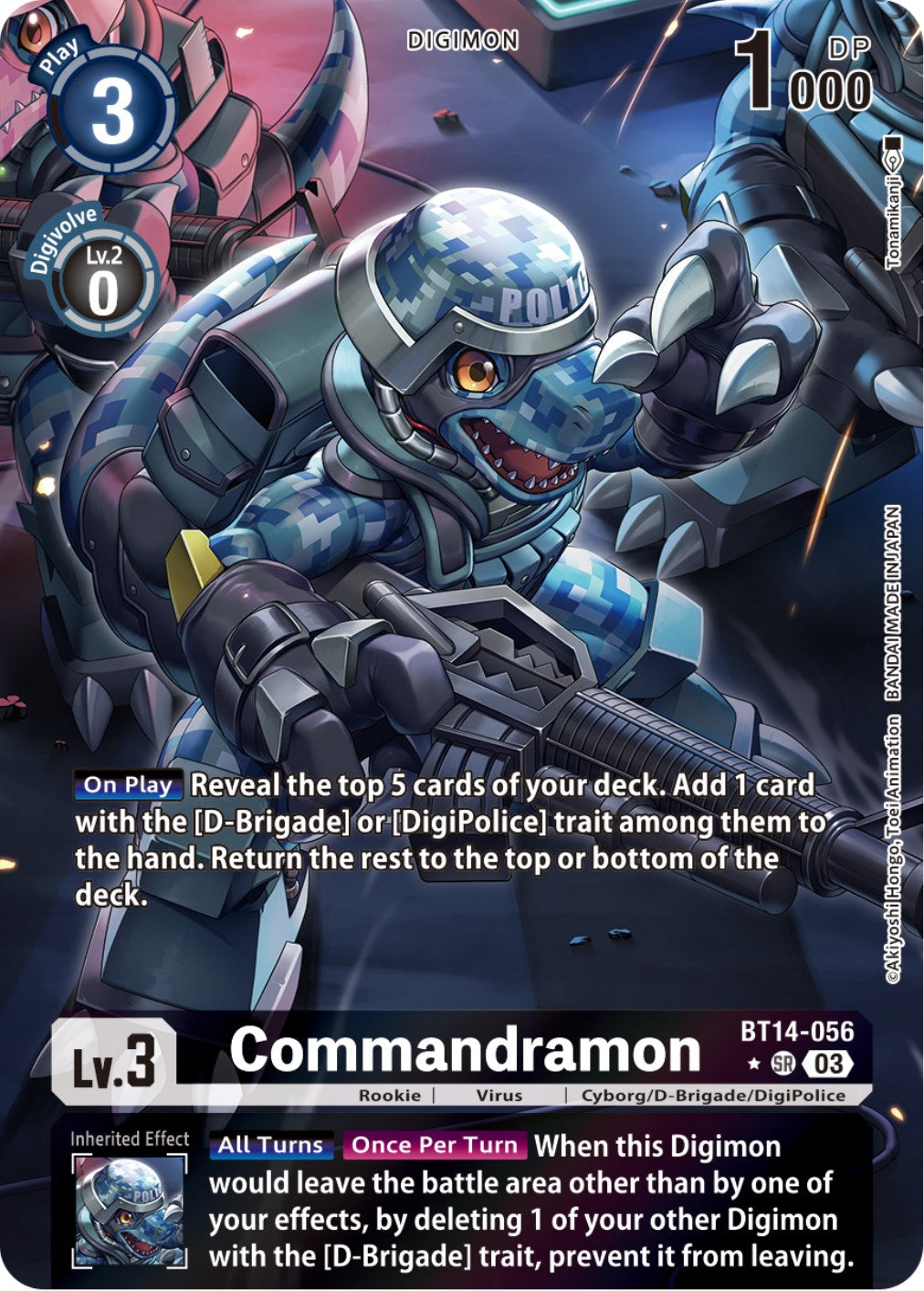 Commandramon [BT14-056] (Alternate Art) [Blast Ace] | Devastation Store