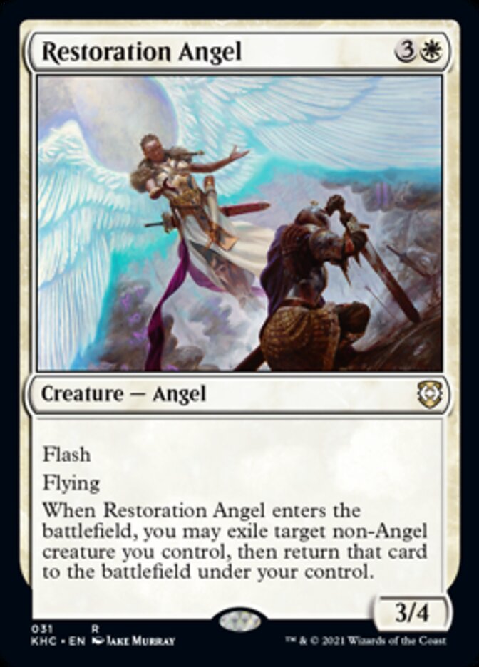 Restoration Angel [Kaldheim Commander] | Devastation Store