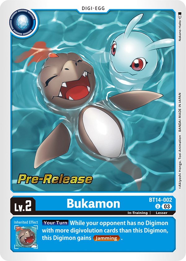 Bukamon [BT14-002] [Blast Ace Pre-Release Cards] | Devastation Store