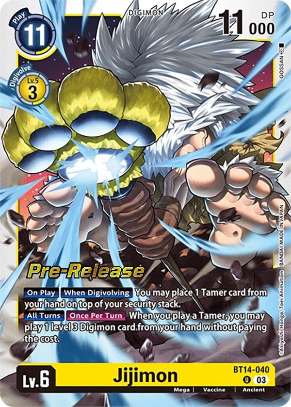 Jijimon [BT14-040] [Blast Ace Pre-Release Cards] | Devastation Store