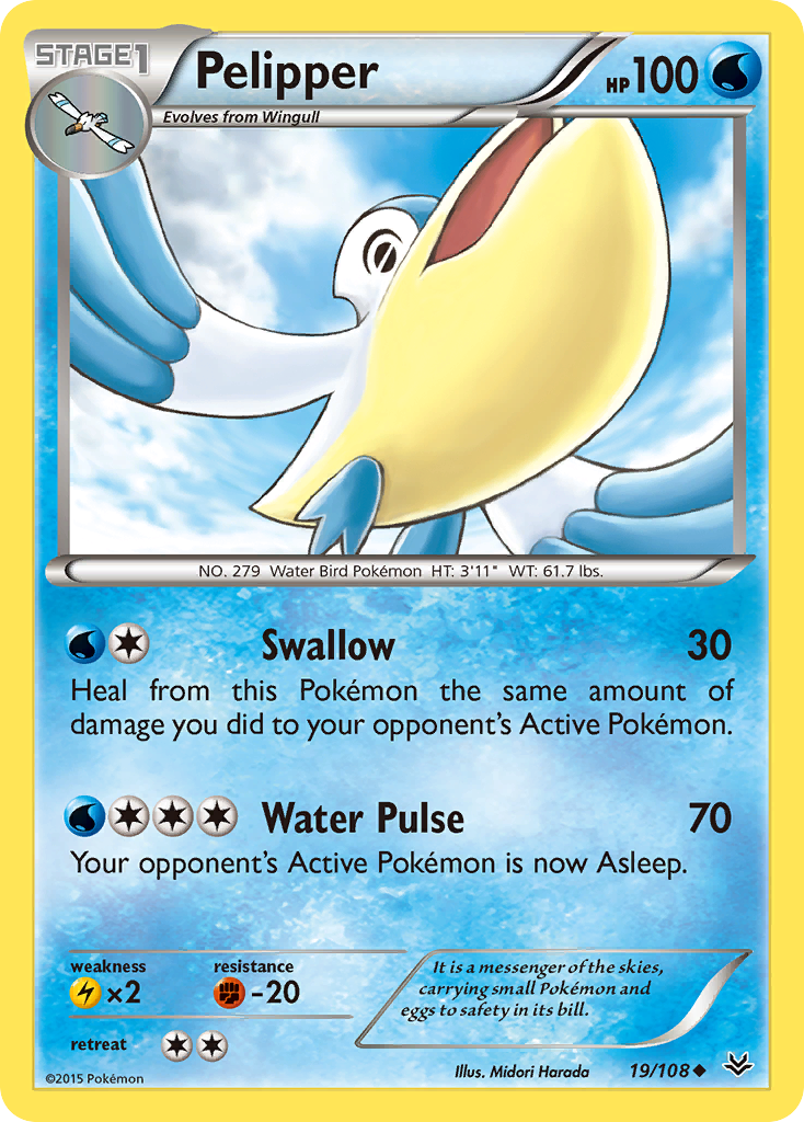 Pelipper (19/108) [XY: Roaring Skies] | Devastation Store