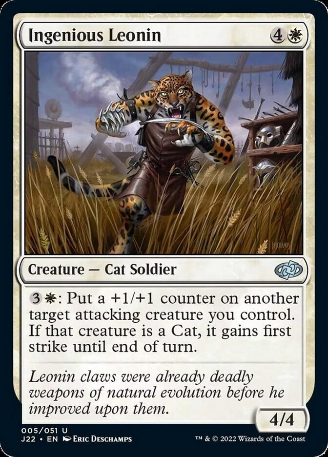 Ingenious Leonin [Jumpstart 2022] | Devastation Store