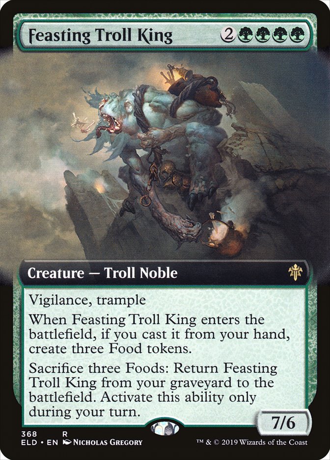 Feasting Troll King (Extended) [Throne of Eldraine] | Devastation Store
