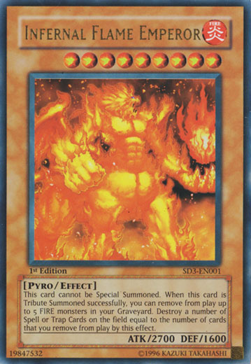 Infernal Flame Emperor [SD3-EN001] Ultra Rare | Devastation Store