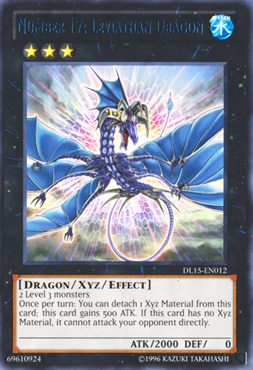 Number 17: Leviathan Dragon (Blue) [DL15-EN012] Rare | Devastation Store