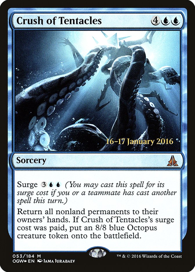 Crush of Tentacles [Oath of the Gatewatch Prerelease Promos] - Devastation Store | Devastation Store