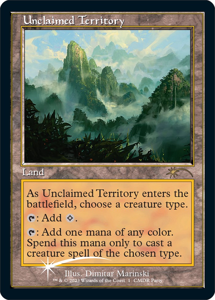 Unclaimed Territory (Retro) [Wizards Play Network 2023] | Devastation Store