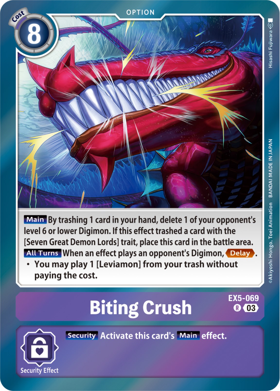 Biting Crush [EX5-069] [Animal Colosseum] | Devastation Store