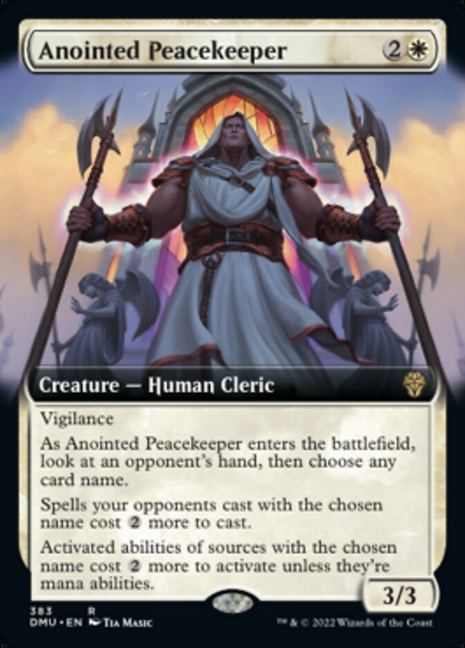 Anointed Peacekeeper (Extended Art) [Dominaria United] | Devastation Store