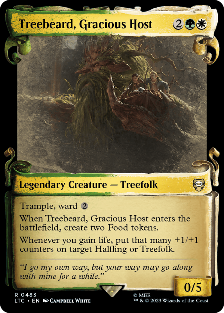Treebeard, Gracious Host [The Lord of the Rings: Tales of Middle-Earth Commander Showcase Scrolls] | Devastation Store