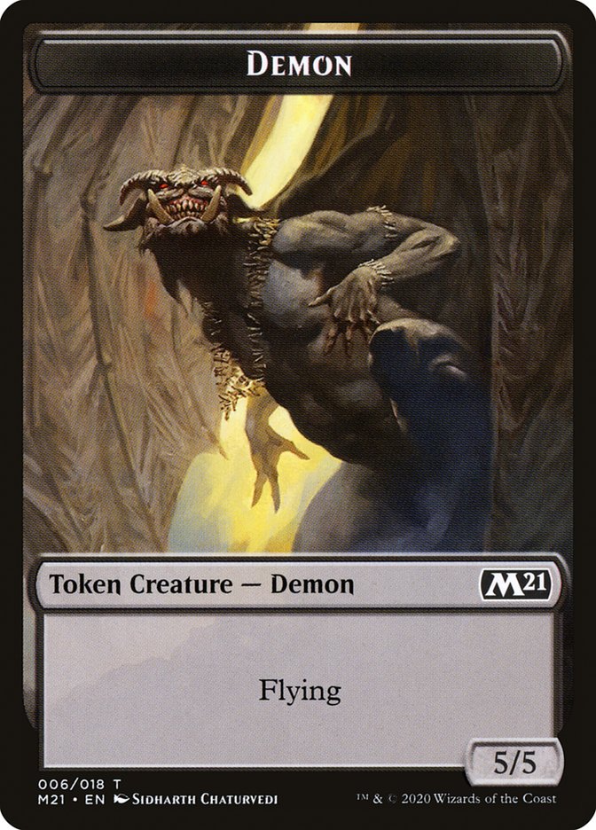 Demon [Core Set 2021 Tokens] | Devastation Store