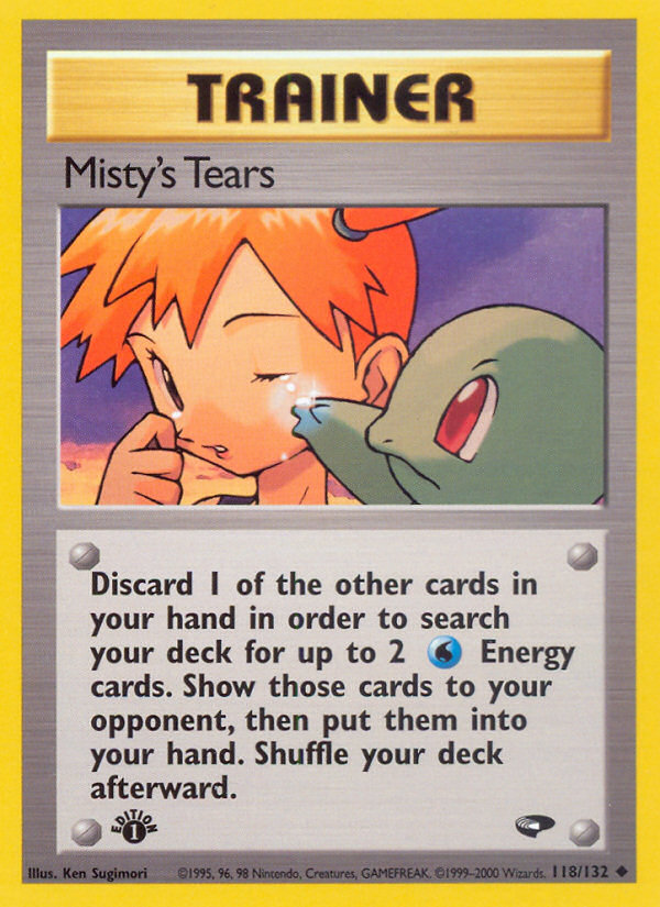 Misty's Tears (118/132) [Gym Challenge 1st Edition] | Devastation Store