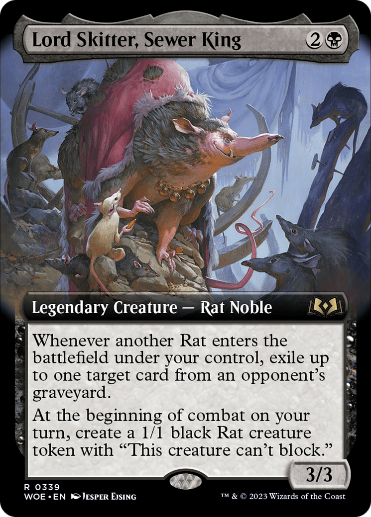 Lord Skitter, Sewer King (Extended Art) [Wilds of Eldraine] | Devastation Store