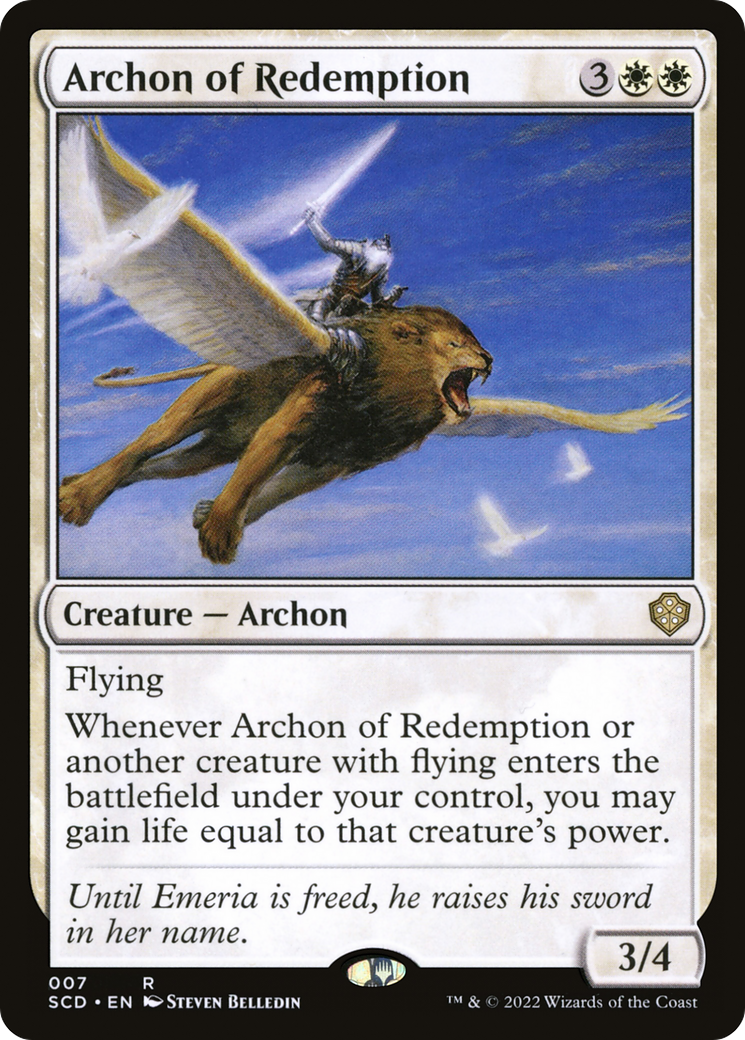 Archon of Redemption [Starter Commander Decks] | Devastation Store