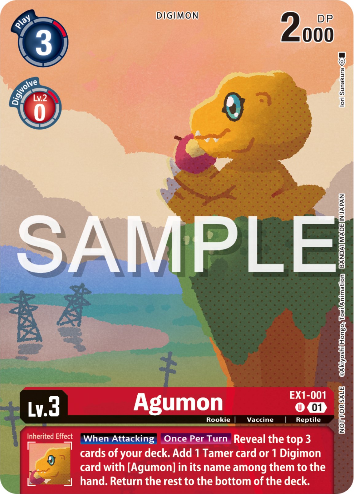 Agumon [EX1-001] (Digimon Illustration Competition Pack 2023) [Classic Collection Promos] | Devastation Store