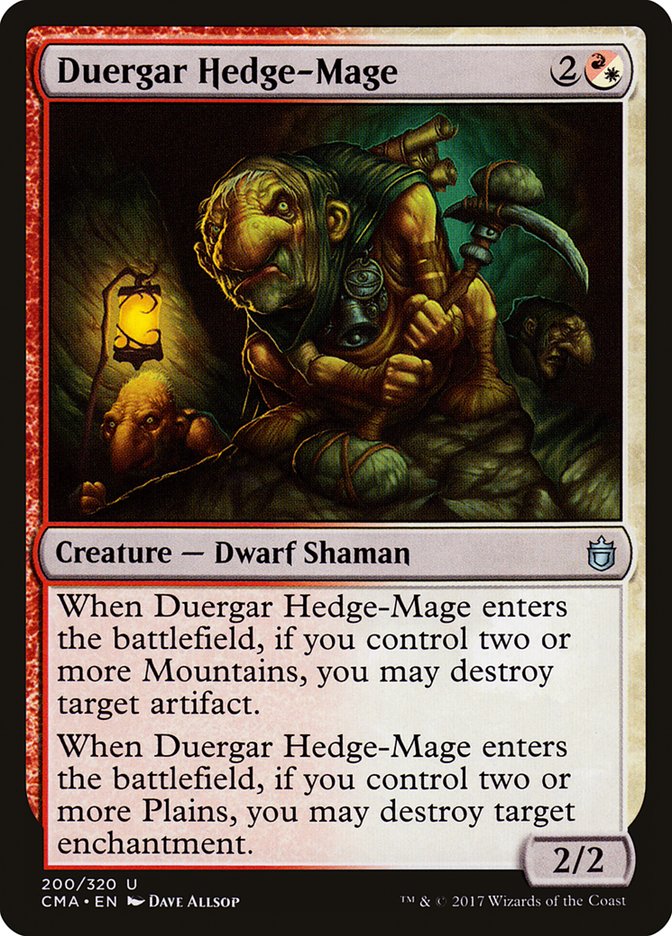 Duergar Hedge-Mage [Commander Anthology] - Devastation Store | Devastation Store