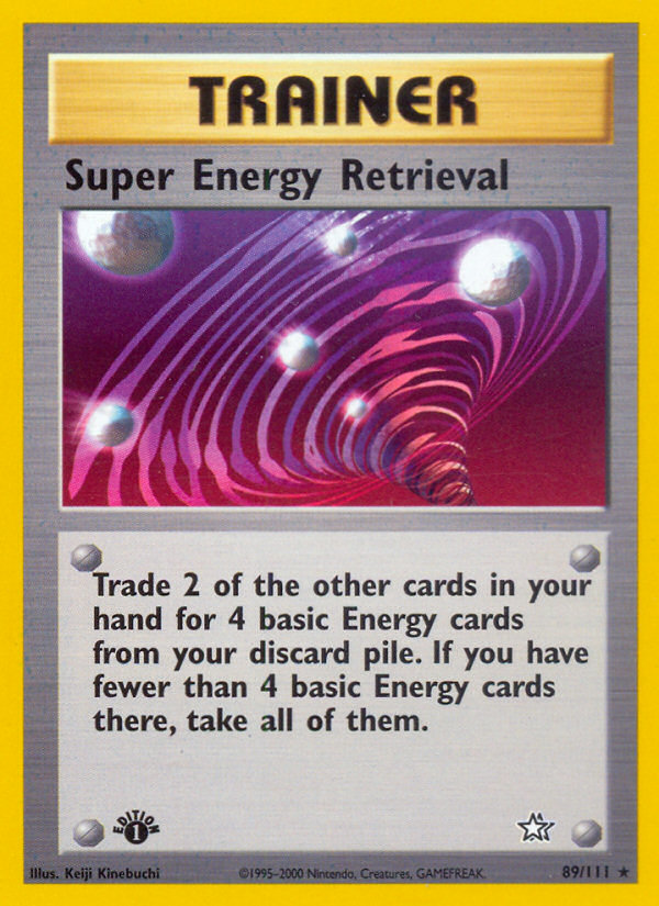 Super Energy Retrieval (89/111) [Neo Genesis 1st Edition] | Devastation Store