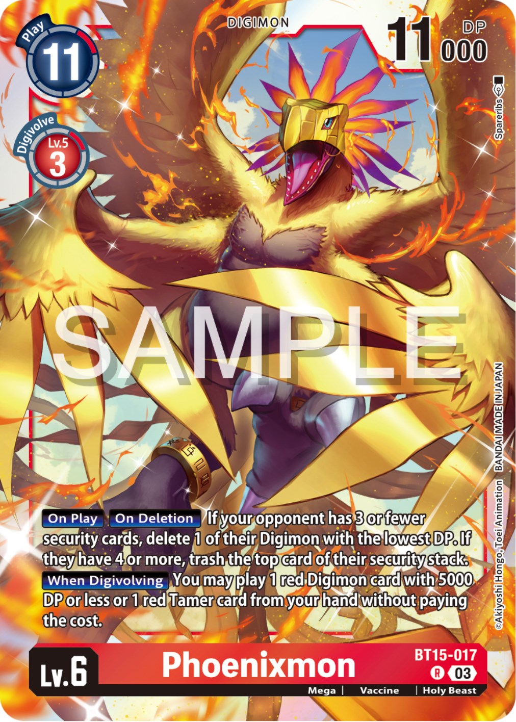 Phoenixmon [BT15-017] [Exceed Apocalypse] | Devastation Store