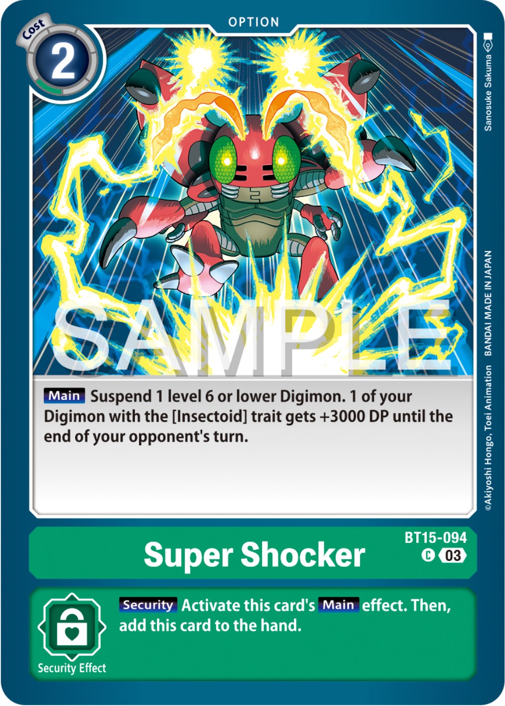 Super Shocker [BT15-094] [Exceed Apocalypse] | Devastation Store