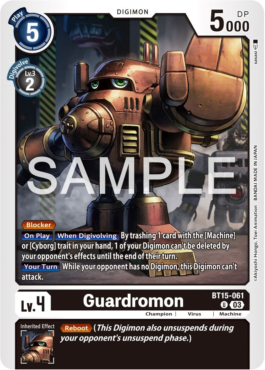 Guardromon [BT15-061] [Exceed Apocalypse] | Devastation Store