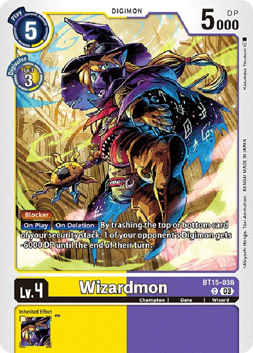 Wizardmon [BT15-036] [Exceed Apocalypse] | Devastation Store