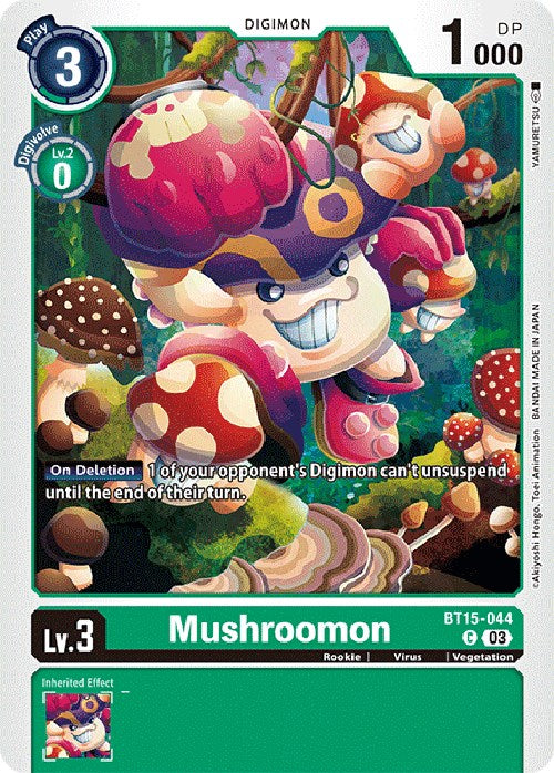 Mushroomon [BT15-044] [Exceed Apocalypse] | Devastation Store