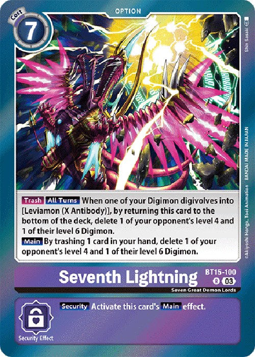 Seventh Lightning [BT15-100] [Exceed Apocalypse] | Devastation Store