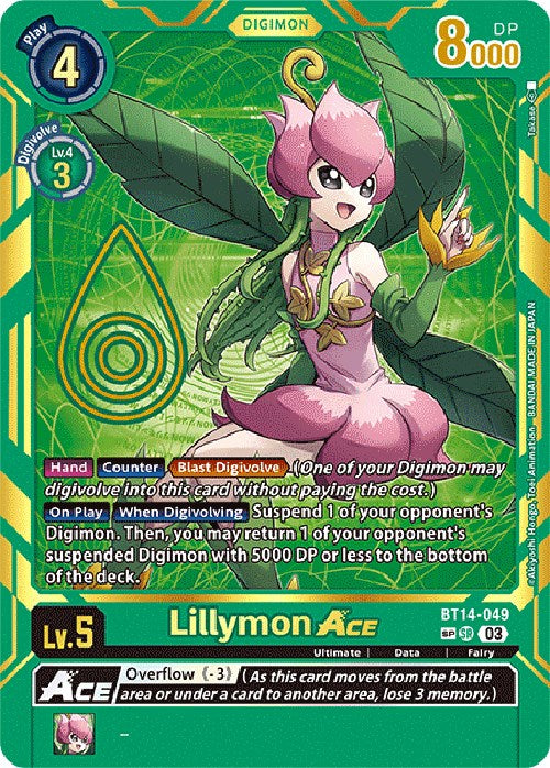 Lillymon Ace [BT14-049] [Exceed Apocalypse] | Devastation Store