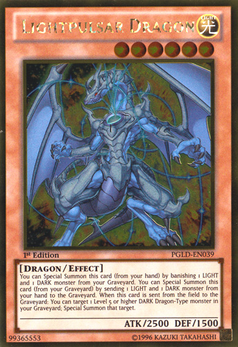 Lightpulsar Dragon [PGLD-EN039] Gold Rare | Devastation Store