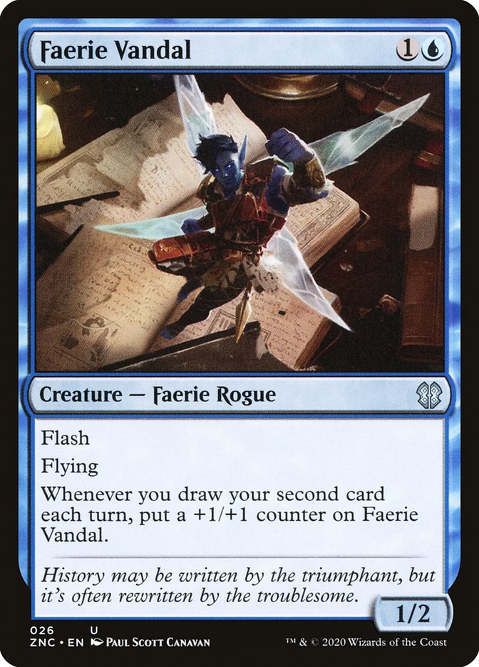 Faerie Vandal [Zendikar Rising Commander] | Devastation Store