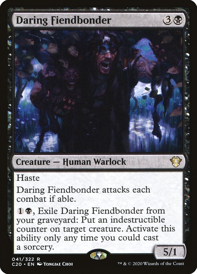 Daring Fiendbonder [Commander 2020] | Devastation Store