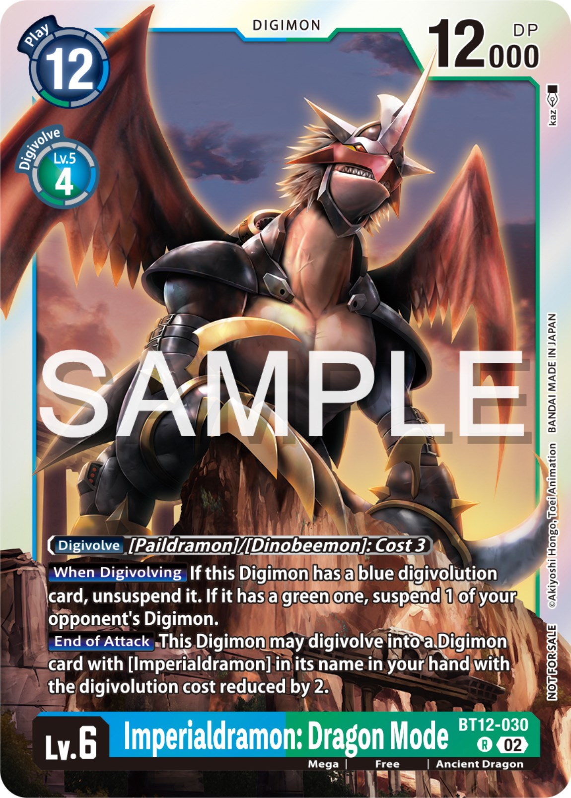 Imperialdramon: Dragon Mode [BT12-030] (Event Pack 6) [Across Time Promos] | Devastation Store