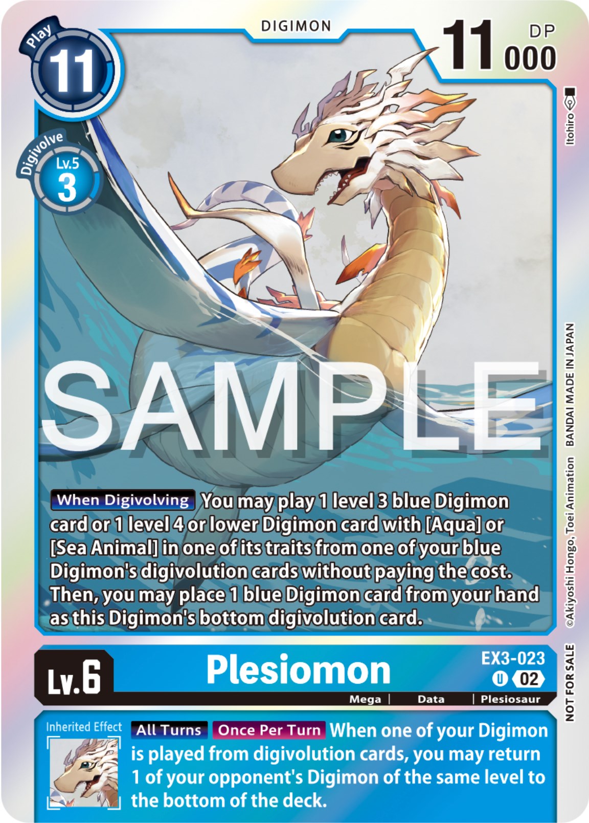 Plesiomon [EX3-023] (Event Pack 6) [Draconic Roar Promos] | Devastation Store