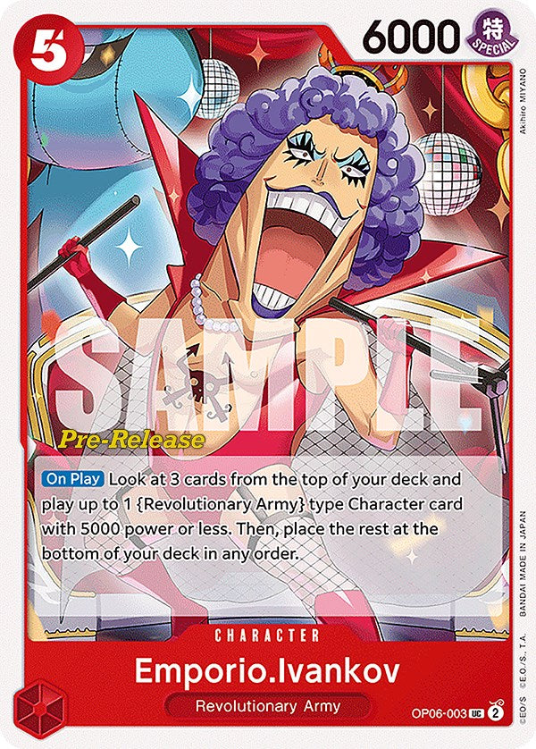 Emporio.Ivankov [Wings of the Captain Pre-Release Cards] | Devastation Store