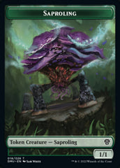 Saproling // Zombie Double-sided Token [Dominaria United Tokens] | Devastation Store